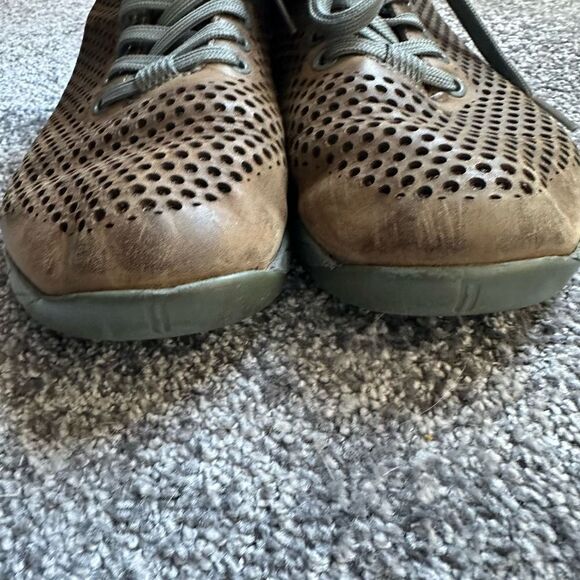 Nobull Brown Leather High Top Trainers Women’s Size 7 Read - Picture 10 of 12